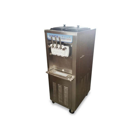 Donper USA D900H Floor Model Two Flavor High Volume Soft Serve Machine, 9.5 qt.