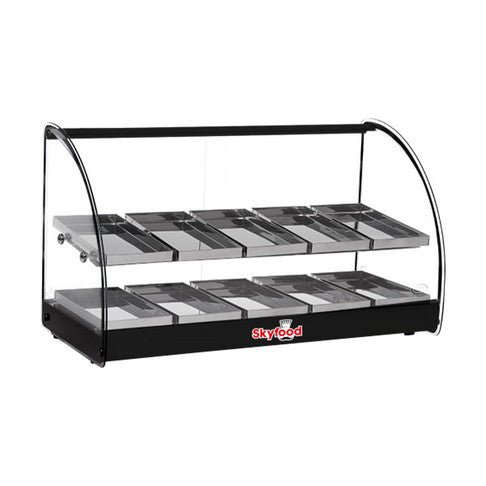 Skyfood FWD2-30BL Countertop Heated Deli Display Case