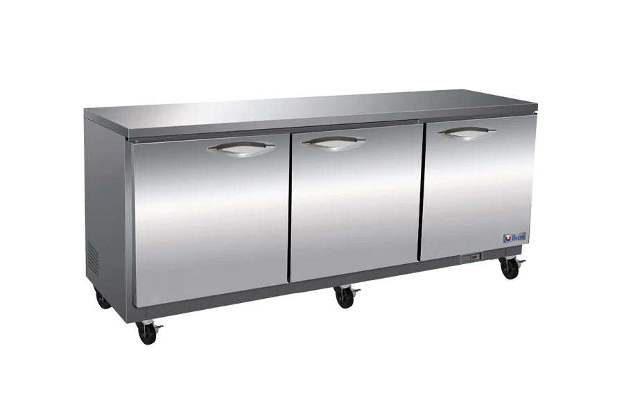 Ikon IUC72F - 72" Wide - 3 Door Undercounter Freezer