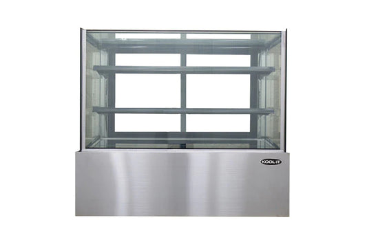 Kool-It KBF-60 - 59" Wide - Flat Glass Display Case