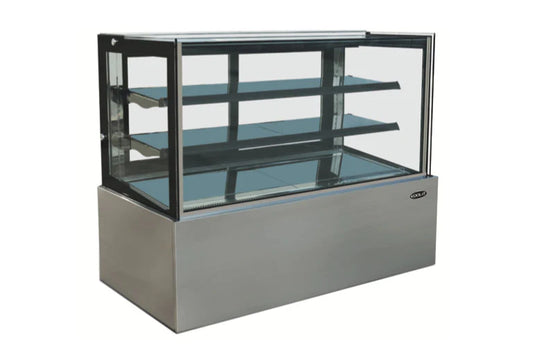 Kool-It KBF-60 - 59" Wide - Flat Glass Display Case