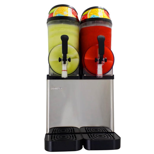Donper XC224, Double 3.2 Gallon Frozen Slushy & Granita Beverage Machine