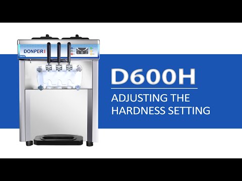 Donper USA D600 Countertop Two Flavor Soft Serve Machine, 1.7Qt